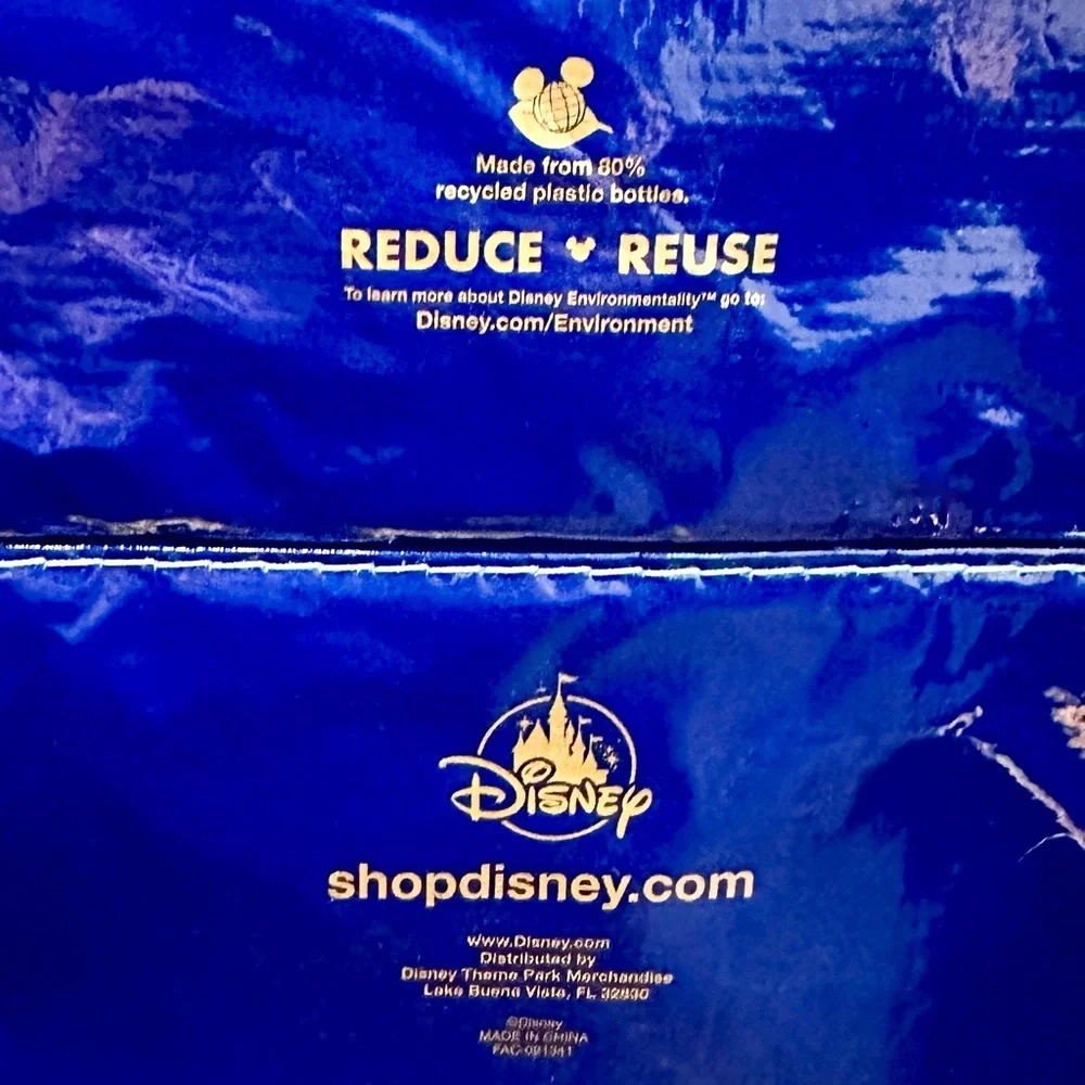 Disney 50th Anniversary Reusable Tote Bag Set Minnie Mickey Mouse Magic Kingdom
